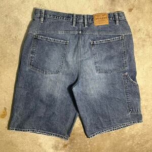 Vintage Arizona Carpenter Jean Shorts Mens 38" Waist Loose Baggy Skater Jorts